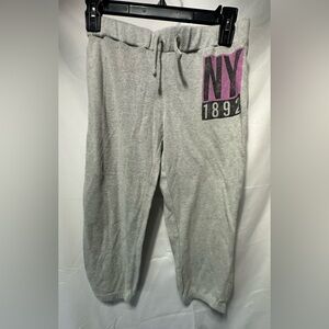 Abercrombie Kids Girls Sweat Pants Capris “New York 1892” Joggers Capris